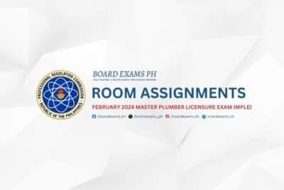 master plumber exam schedule 2024|ROOM ASSIGNMENTS: February 2024 Master Plumber .